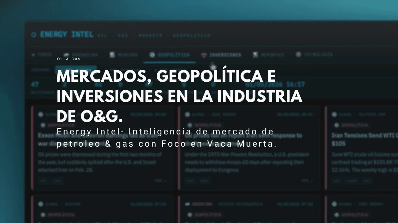 energy intel inteligencia de mercado para la industrial de petroleo y gas Yacimiento petrolífero Vaca Muerta Lievrex