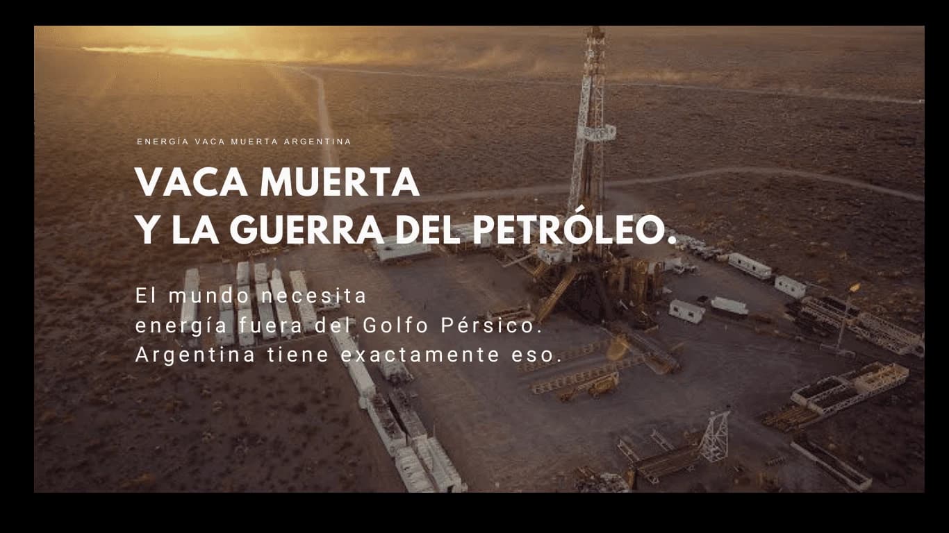 conflicto en Medio Oriente en el mercado energético global oportunidad argentina con Vaca Muerta en récord histórico de 868.000 barriles diarios